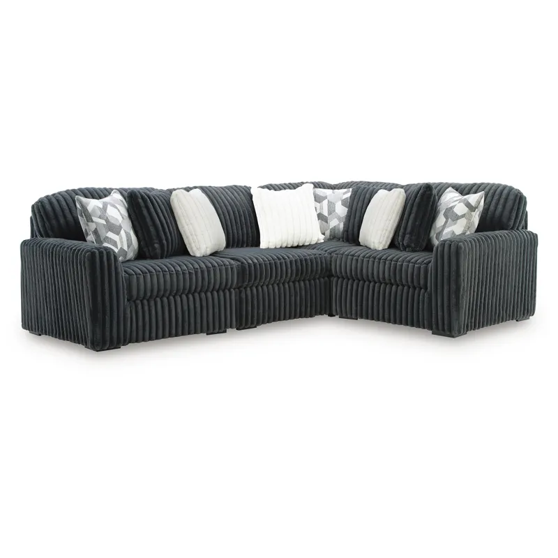 Midnight-Madness 4-Piece Sectional