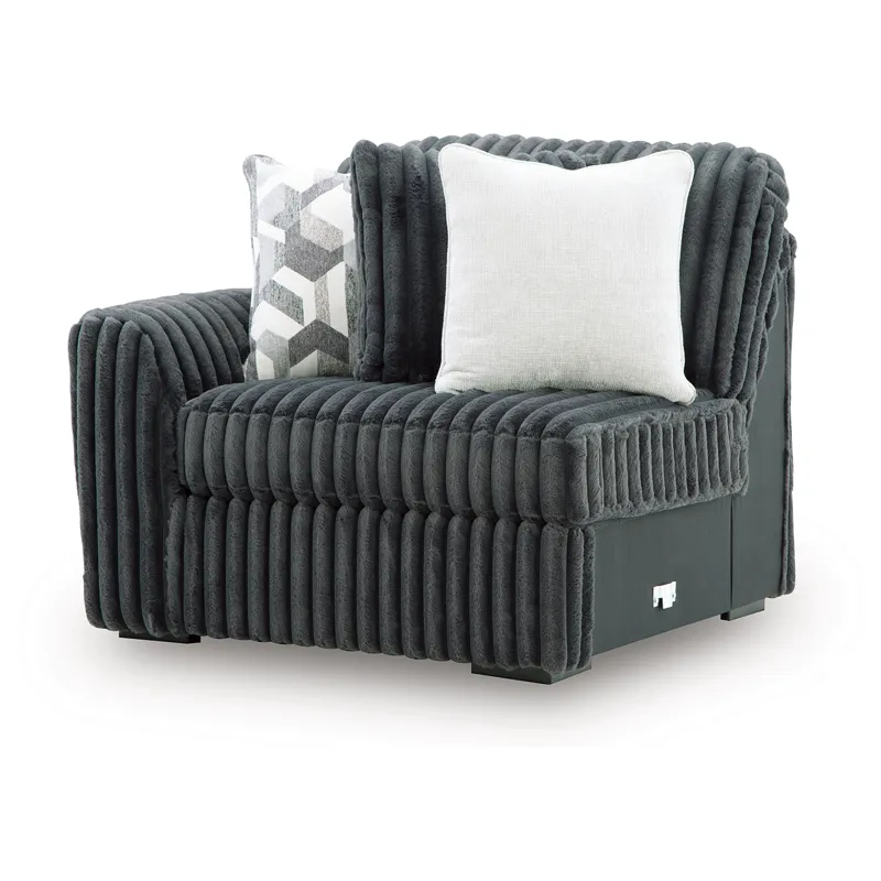 Midnight-Madness Left-Arm Facing Corner Chair