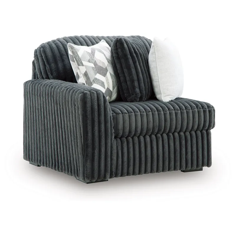 Midnight-Madness Left-Arm Facing Corner Chair