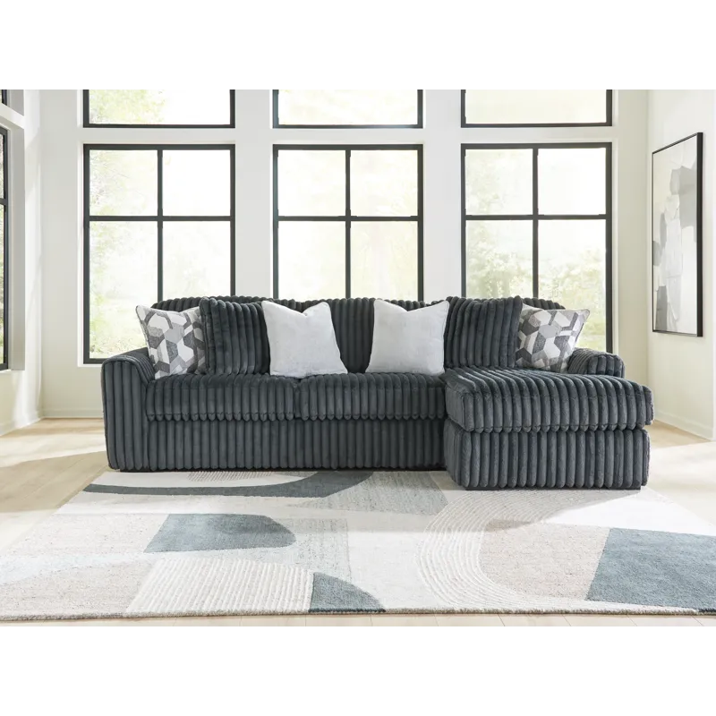 Midnight-Madness 2-Piece Sectional Sofa Chaise