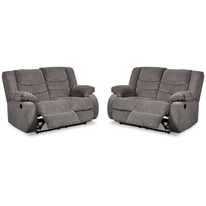 Tulen Set of 2 Reclining Loveseats