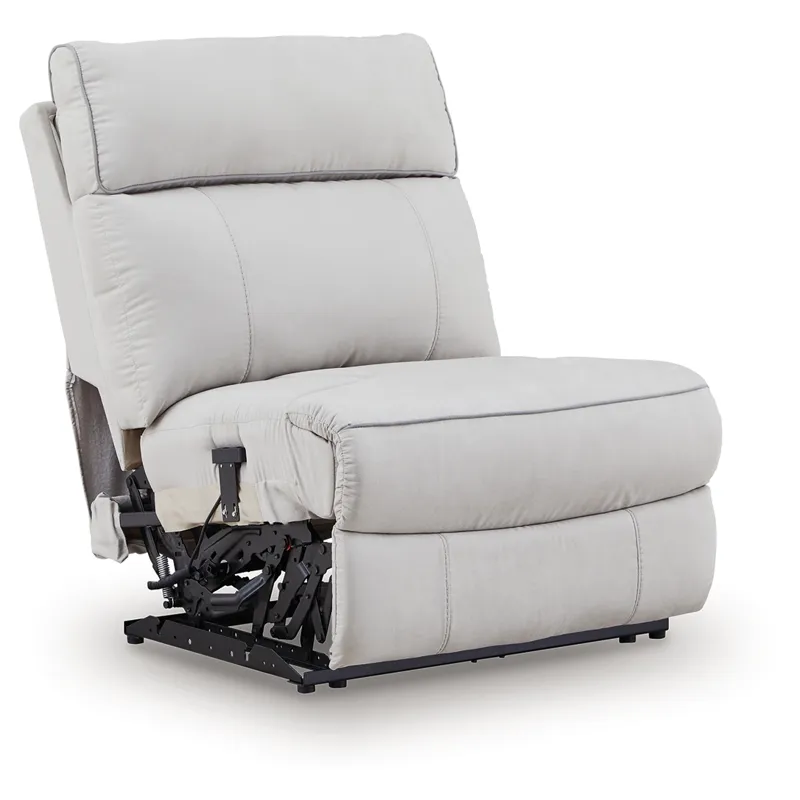 Social Pointe 7-Piece Reclining Sectional with Storage Consoles