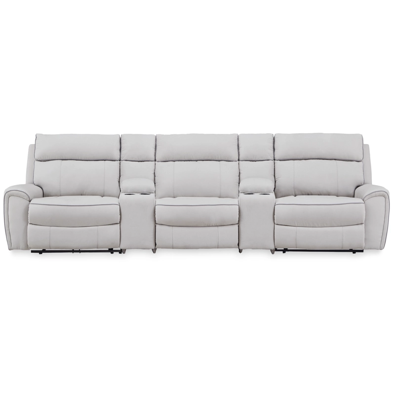 Social Pointe 5-Piece Power Reclining Sectional