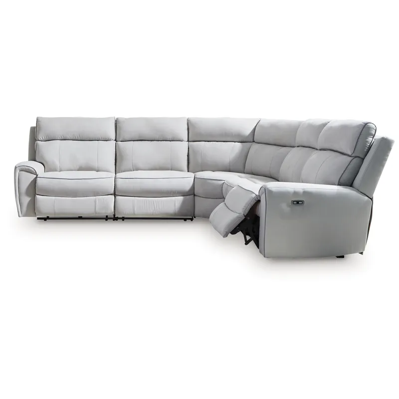 Social Pointe 5-Piece Power Reclining Sectional