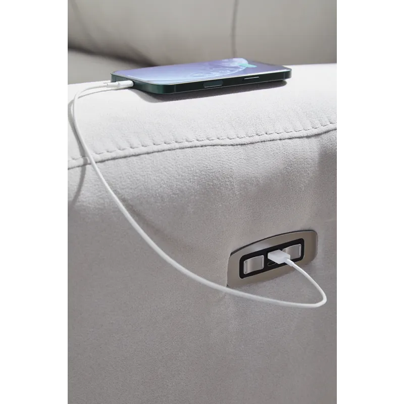 Social Pointe 5-Piece Power Reclining Sectional