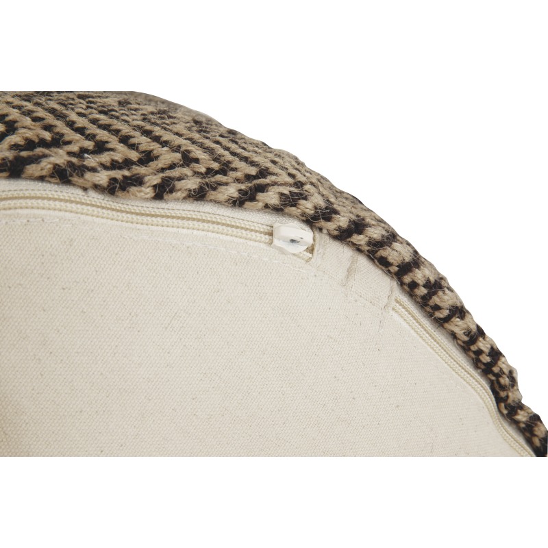 Chevron Pouf