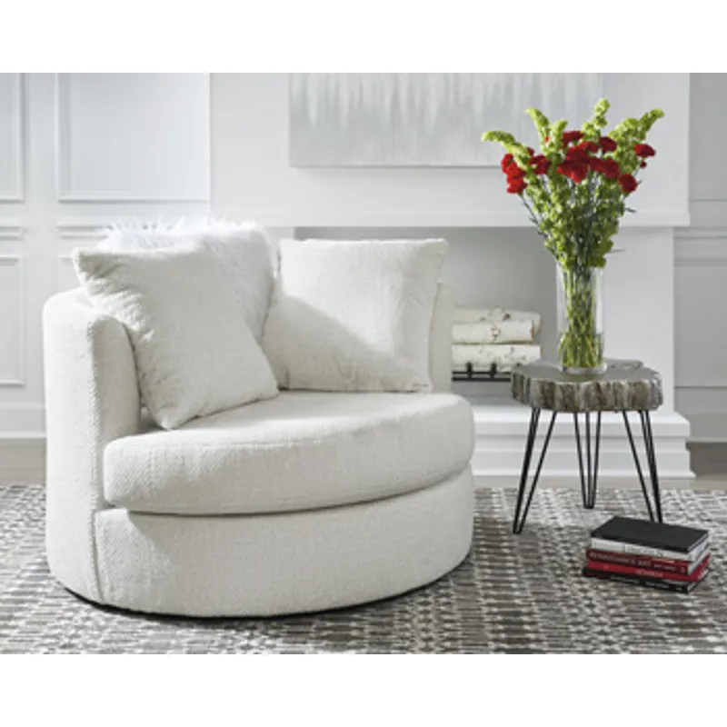 Delhaven Oversized Swivel Accent Chair