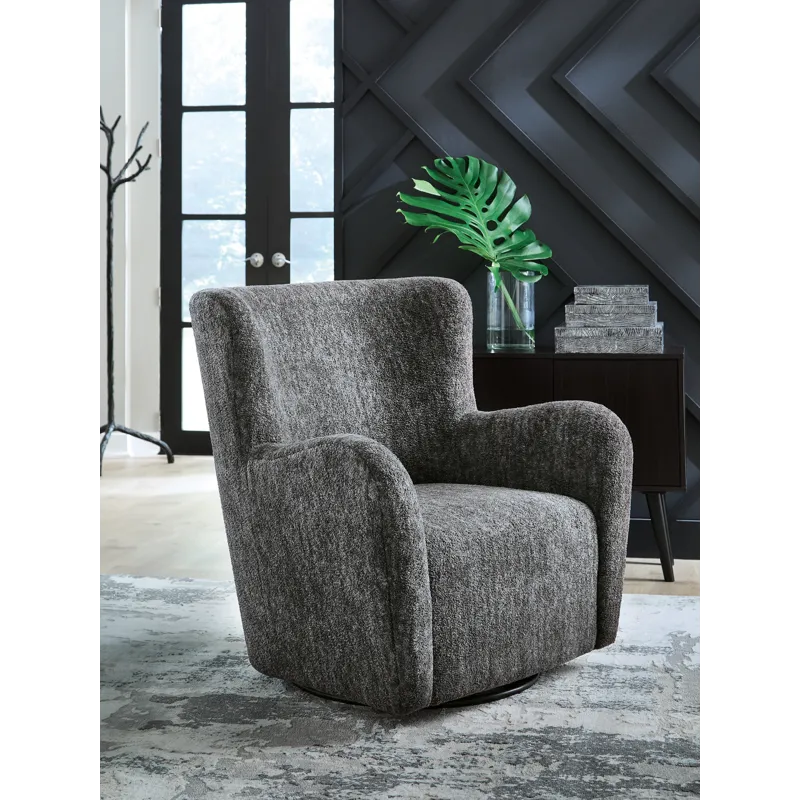 Rowenburg Swivel Glider Accent Chair