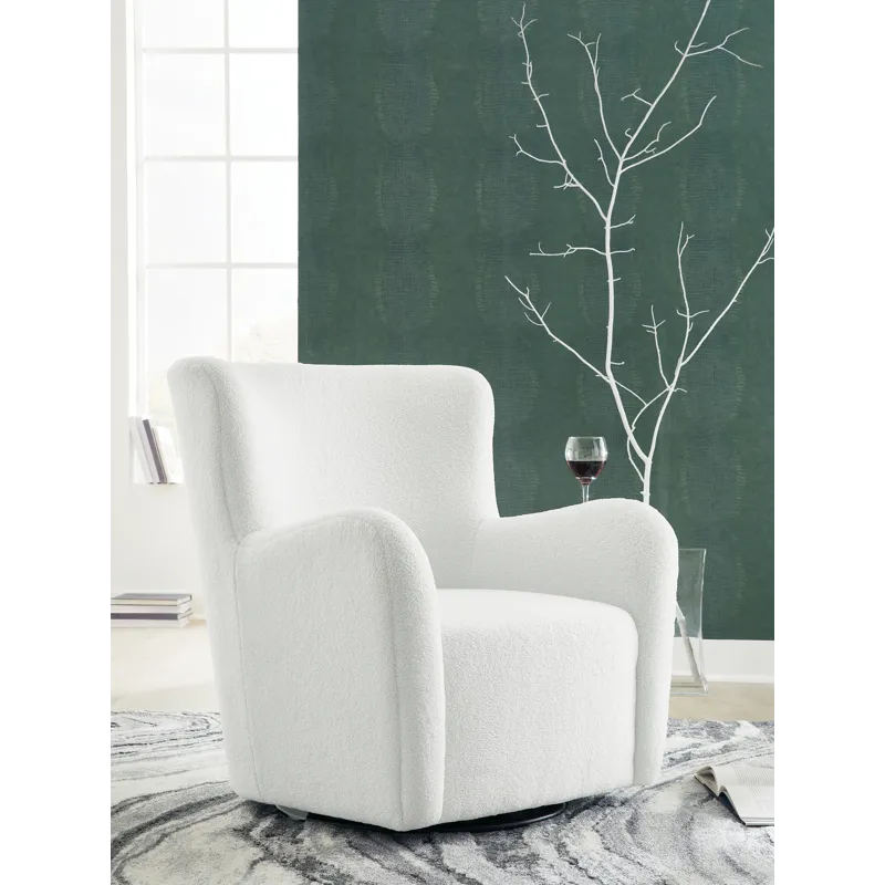 Rowenburg Swivel Glider Accent Chair
