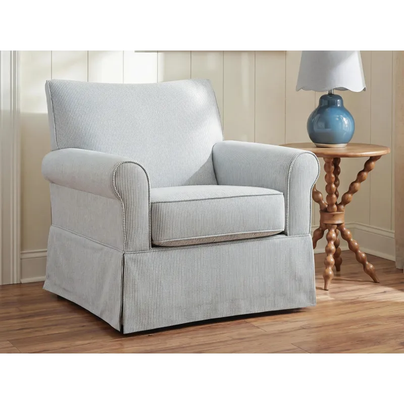 Searcy Swivel Glider Accent Chair