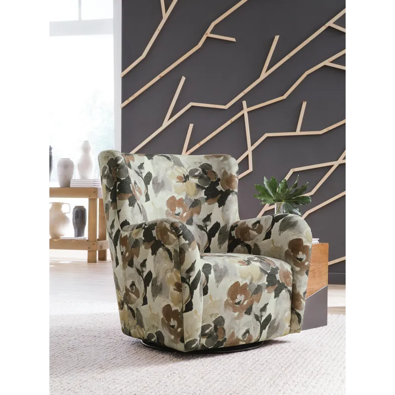 Rowenburg Swivel Glider Accent Chair