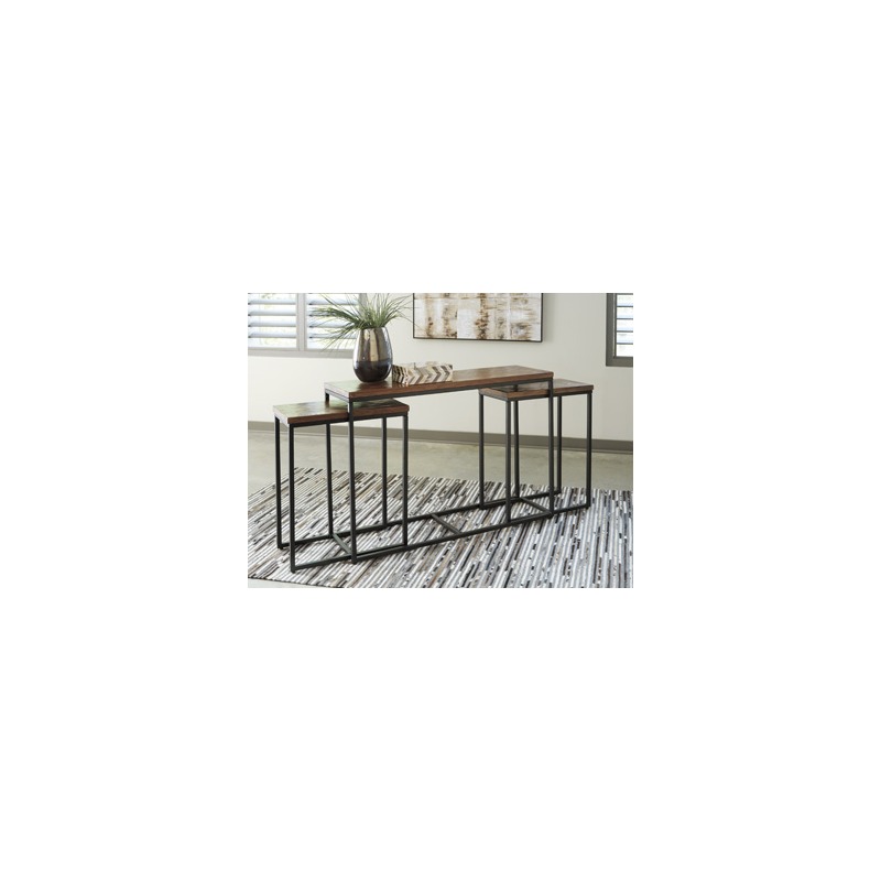 Jadenley Sofa Console Table Set Of 3 Nis947743490 By Signature Design Ashley At Moore Furniture Jadenley Sofa Console Table Set Of 3, Jadenley Sofa Console Table Set Of 3