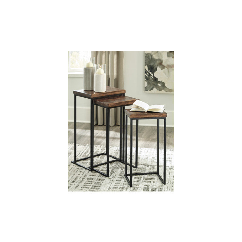 Cainthorne Accent Table Set Of 3 A4000256 By Signature Design Ashley At Callan Furniture Cainthorne Accent Table Set Of 3, Jadenley Sofa Console Table Set Of 3