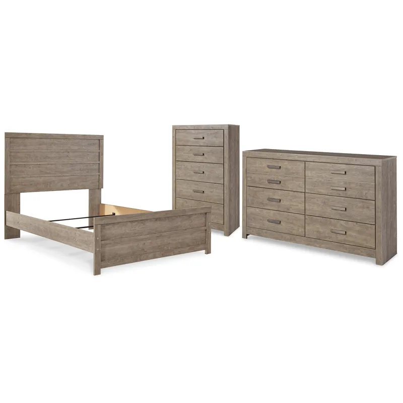 Culverbach Full Panel Bed, Dresser and Chest