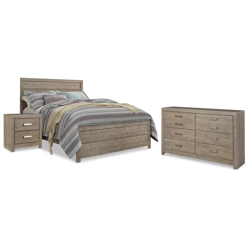 Culverbach Queen Panel Bed, Dresser and Nightstand