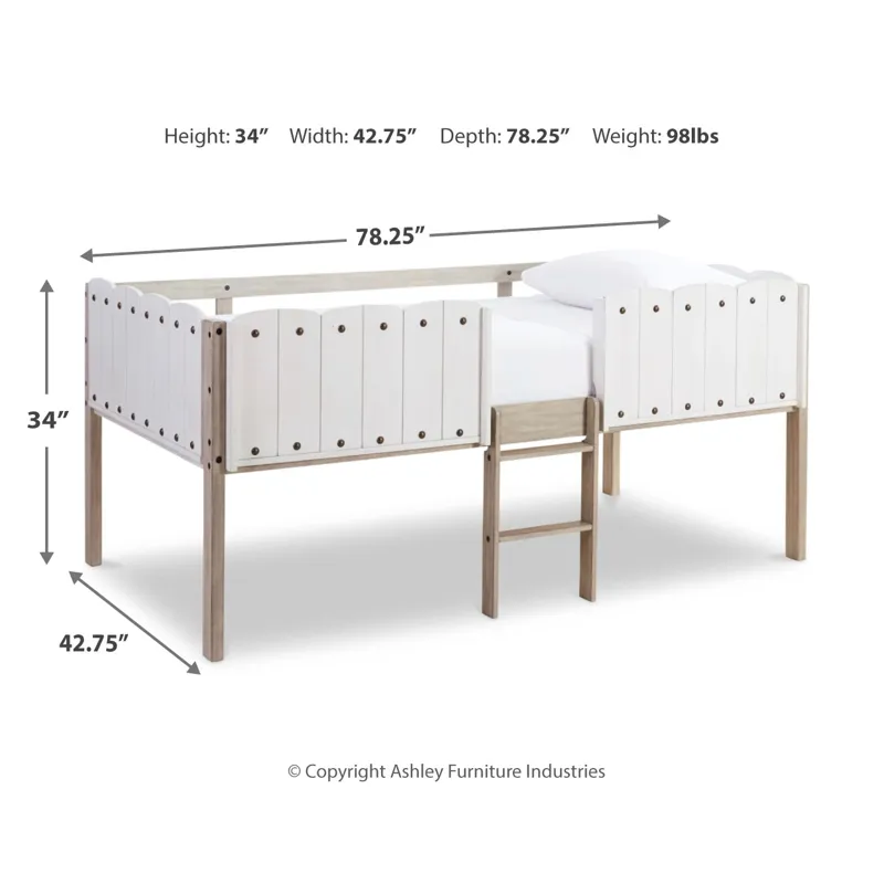 Wrenalyn Twin Loft Bed Frame