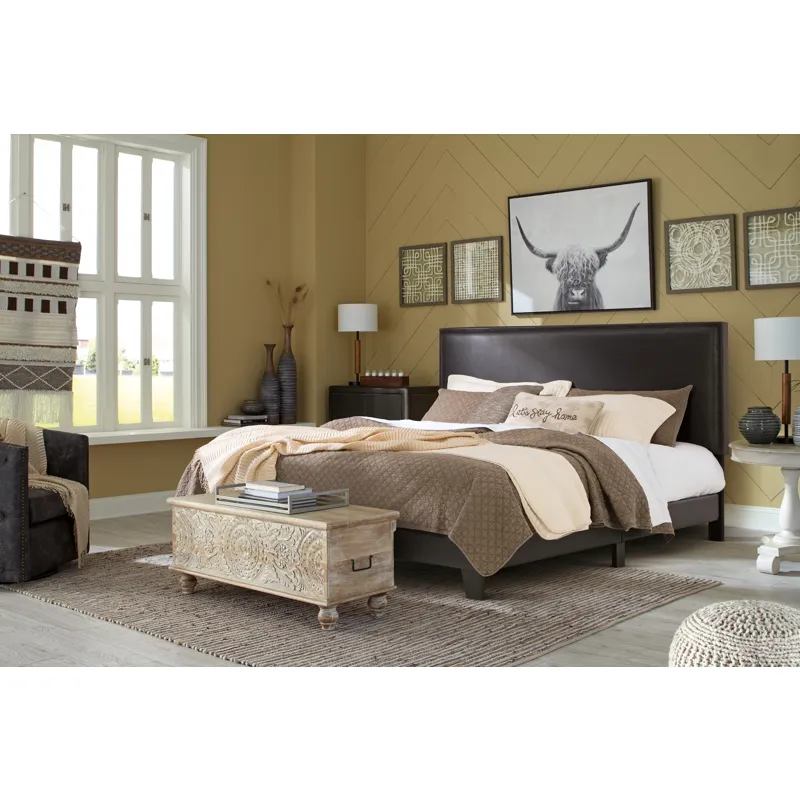 Mesling King Upholstered Bed