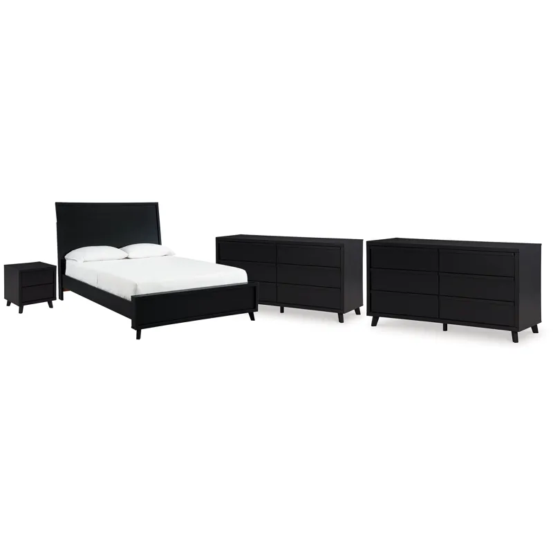 Danziar Queen Panel Bed, 2 Dressers and Nightstand