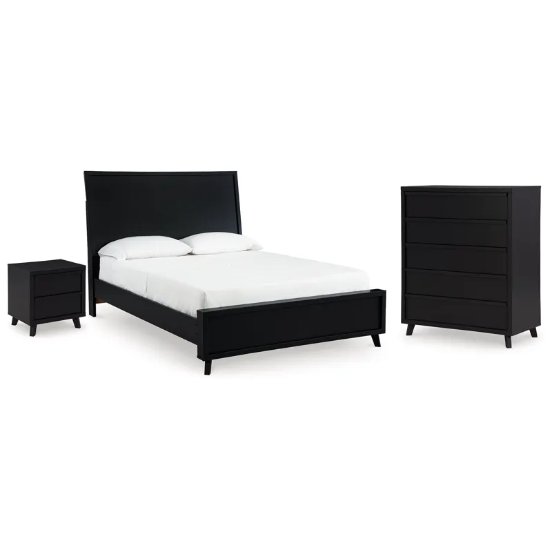 Danziar Queen Panel Bed, Chest and Nightstand