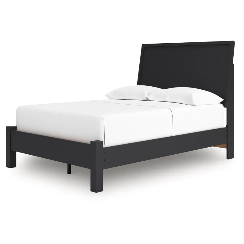 Danziar Full Panel Bed, Dresser and Mirror