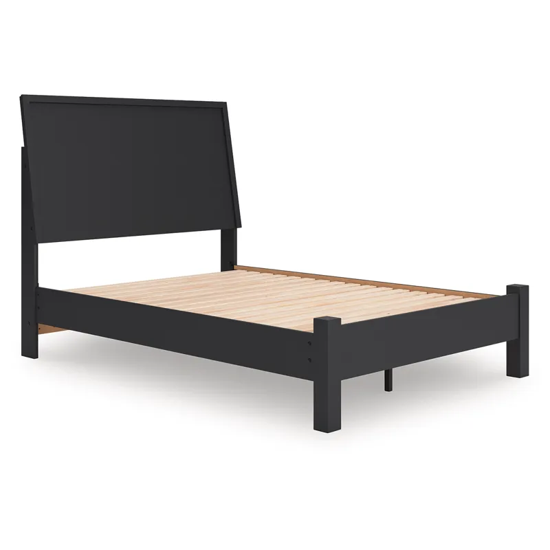 Danziar Full Panel Bed, Dresser and Mirror