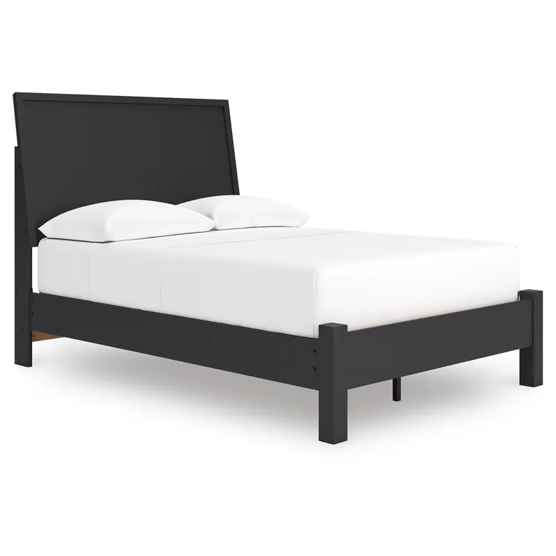 Danziar Full Panel Bed, Dresser and Mirror