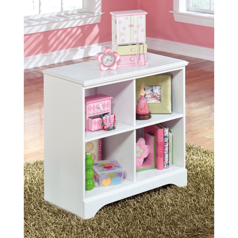 Lulu Twin Loft Bed with Storage and Bookcase