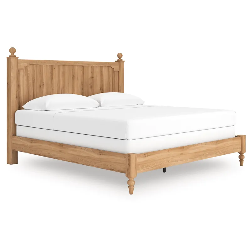 Aleaport King Panel Bed, Dresser, Mirror and Nightstand