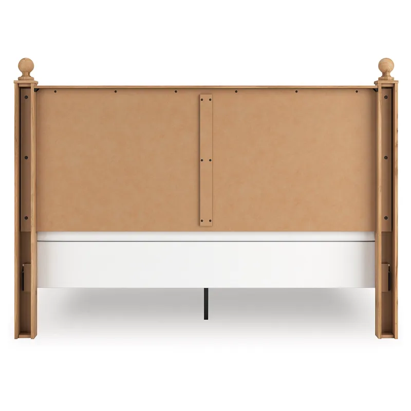 Aleaport King Panel Bed, Dresser, Mirror and Nightstand