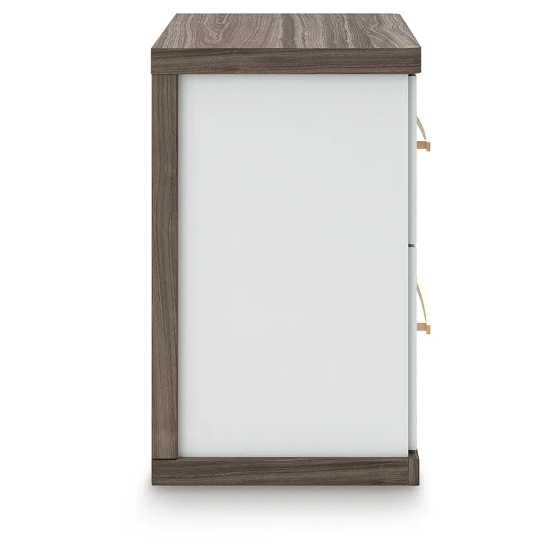 Kendanport Queen Upholstered Bed, Dresser, Mirror and Nightstand