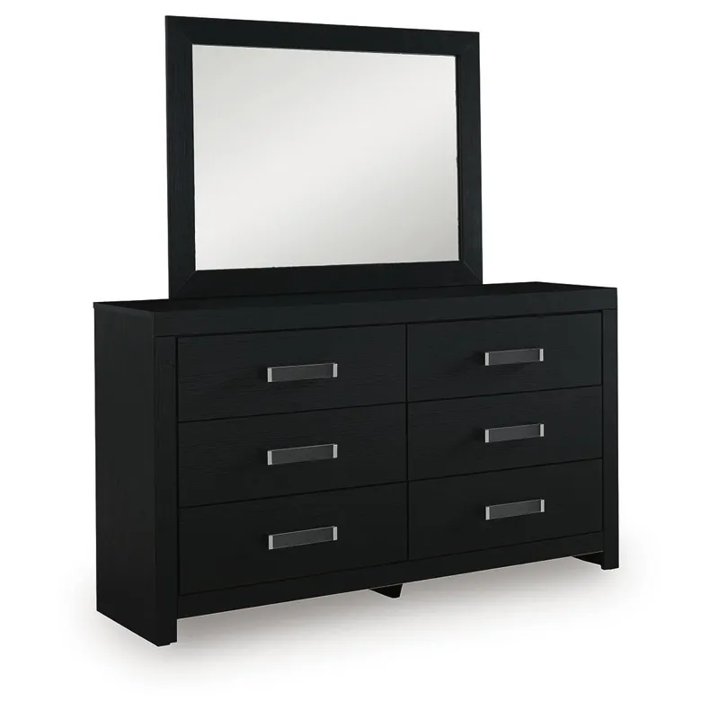 Maeling Dresser and Mirror