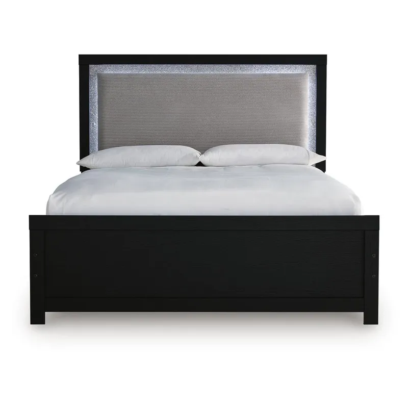 Maeling Queen Upholstered Panel Bed