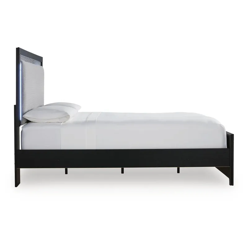 Maeling Queen Upholstered Panel Bed