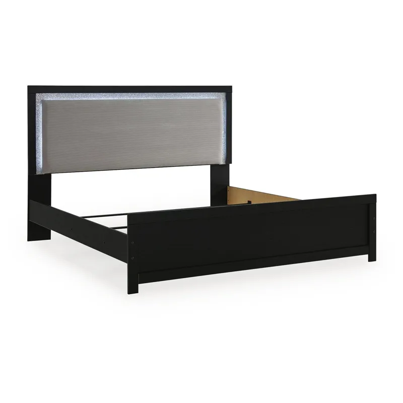 Maeling King Upholstered Panel Bed