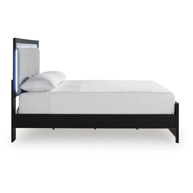 Maeling King Upholstered Panel Bed