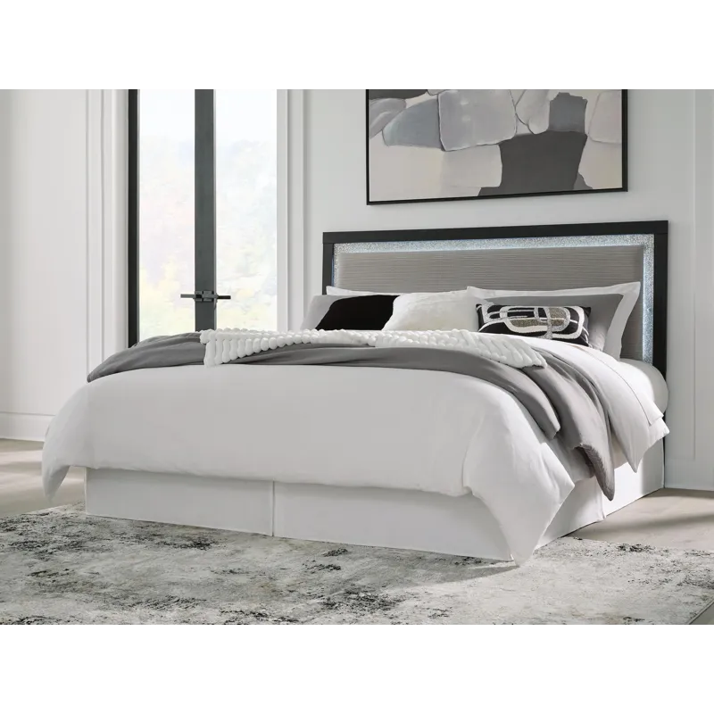 Maeling King Upholstered Panel Headboard