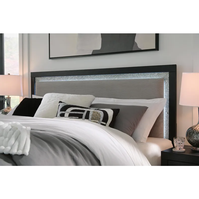 Maeling King Upholstered Panel Headboard