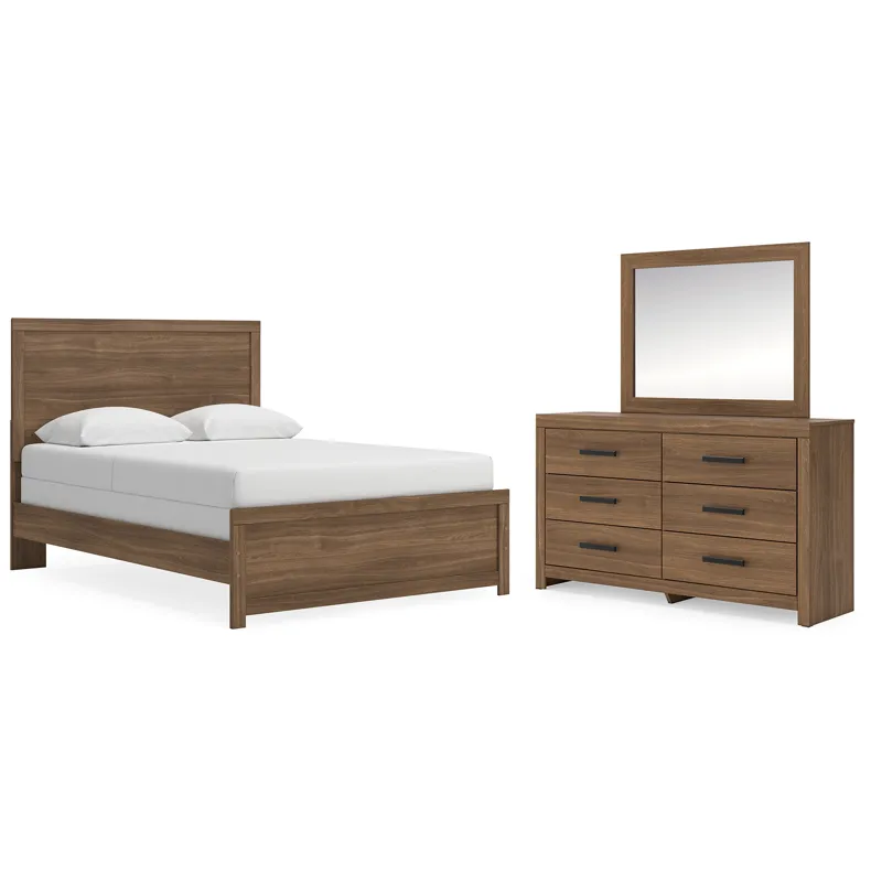 Broachmyn Queen Panel Bed, Dresser and Mirror