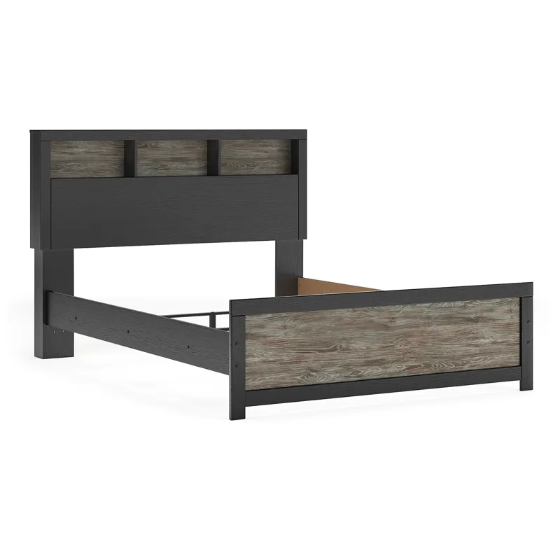 Broachmyn Queen Bookcase Panel Bed