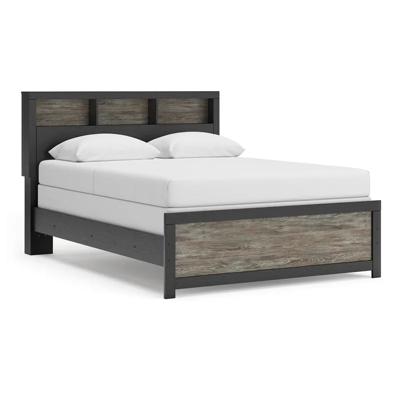 Broachmyn Queen Bookcase Panel Bed