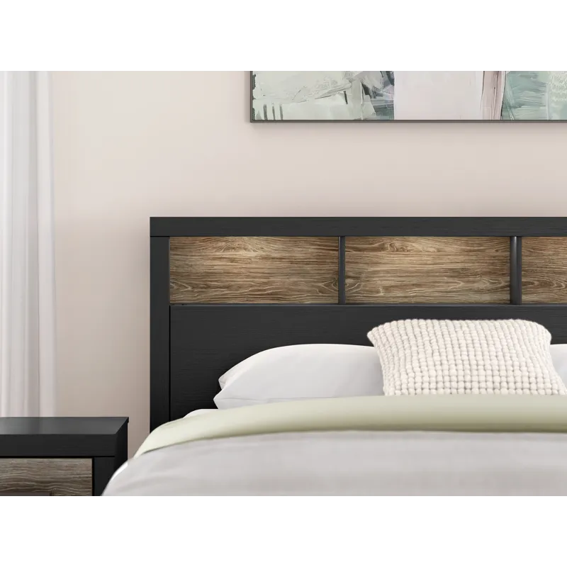 Broachmyn Queen Bookcase Panel Bed