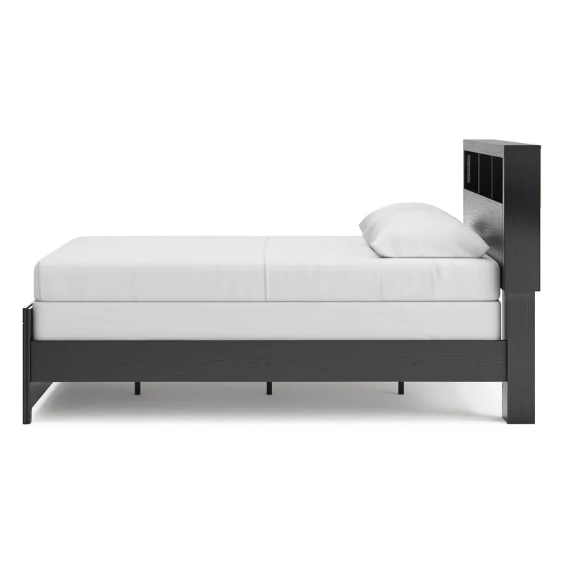 Jonnifer Queen Bookcase Bed, Chest and Nightstand