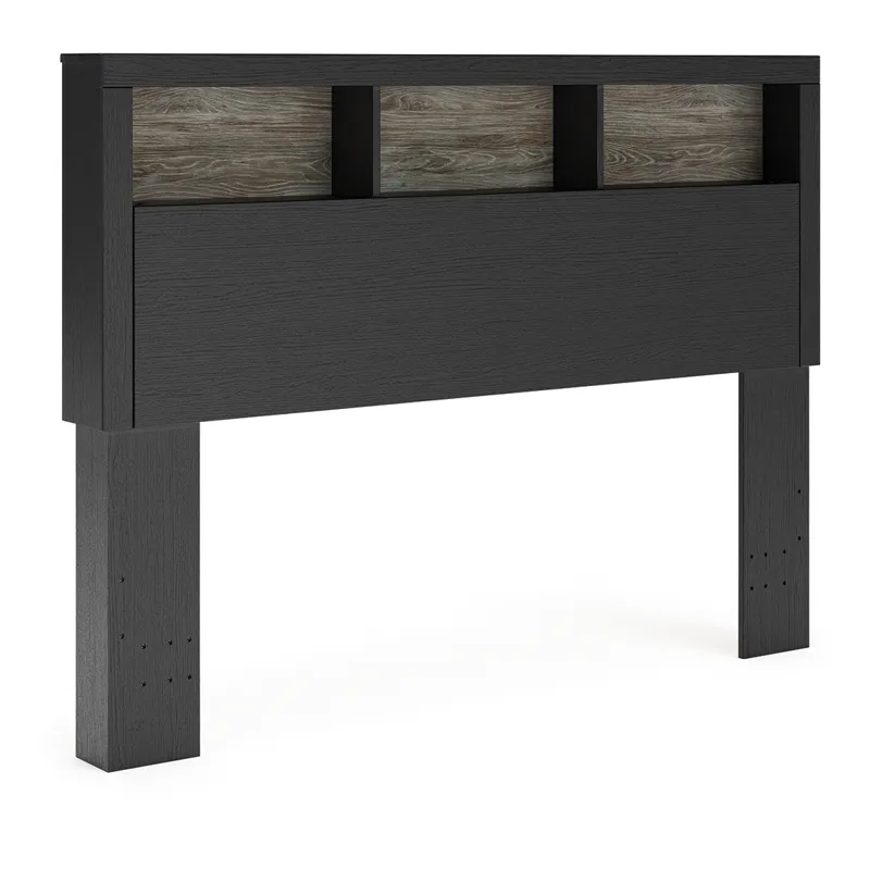 Broachmyn Lighted Queen Bookcase Headboard
