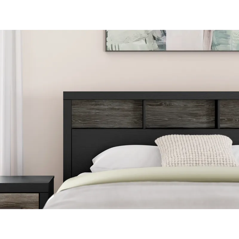 Broachmyn King Bookcase Panel Bed