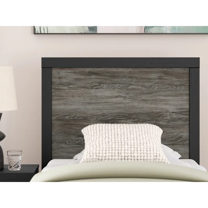 Broachmyn Twin Panel Bed, Dresser and Mirror