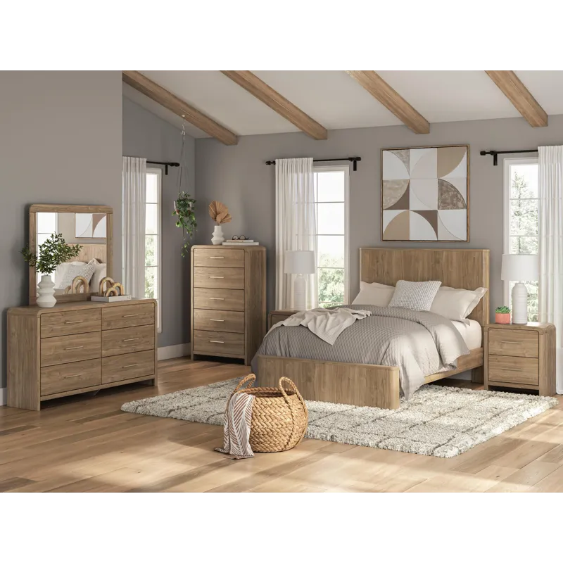 Dovander Full Panel Platform Bed