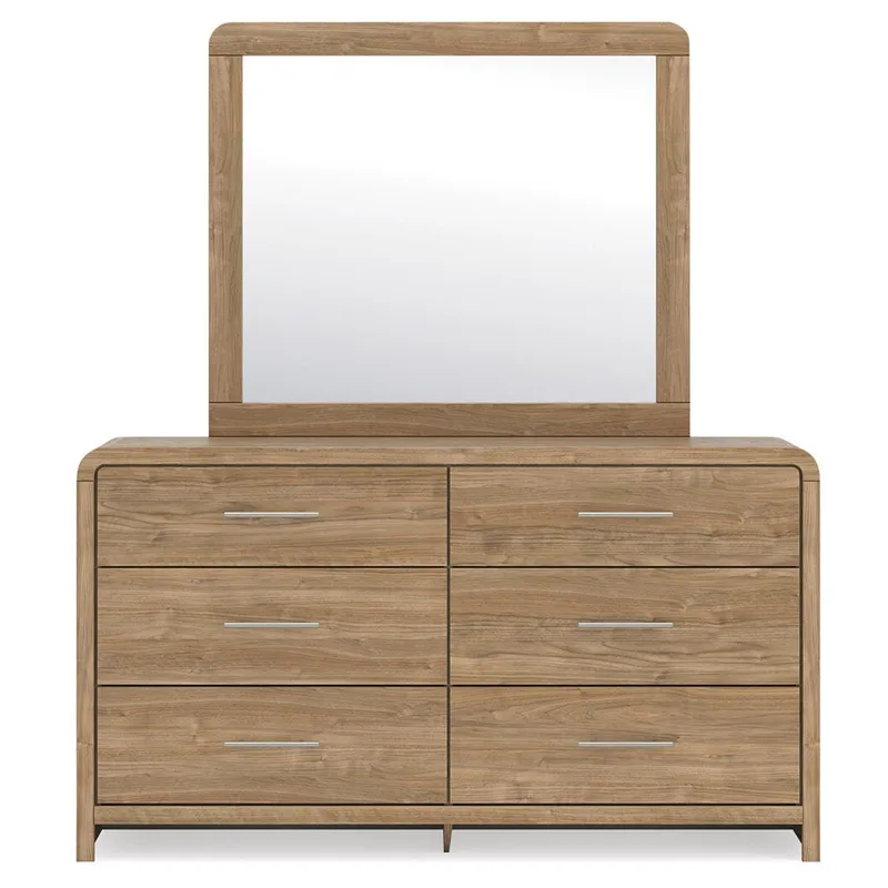 Gramburg Queen Panel Bed, Dresser and Mirror
