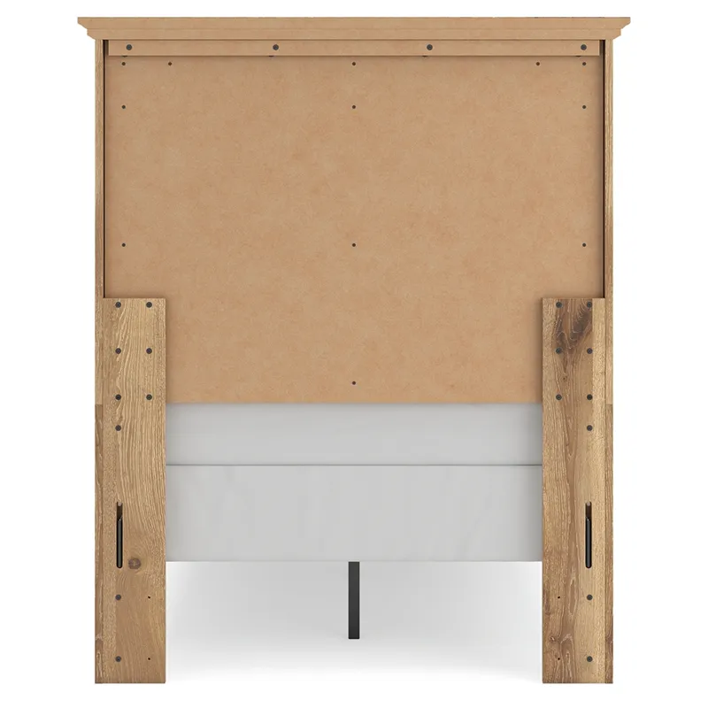 Makidern Twin Panel Bed, Dresser and Mirror
