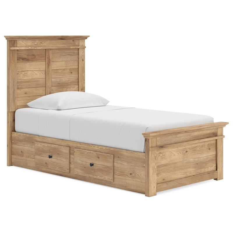 Makidern Twin Panel Storage Bed