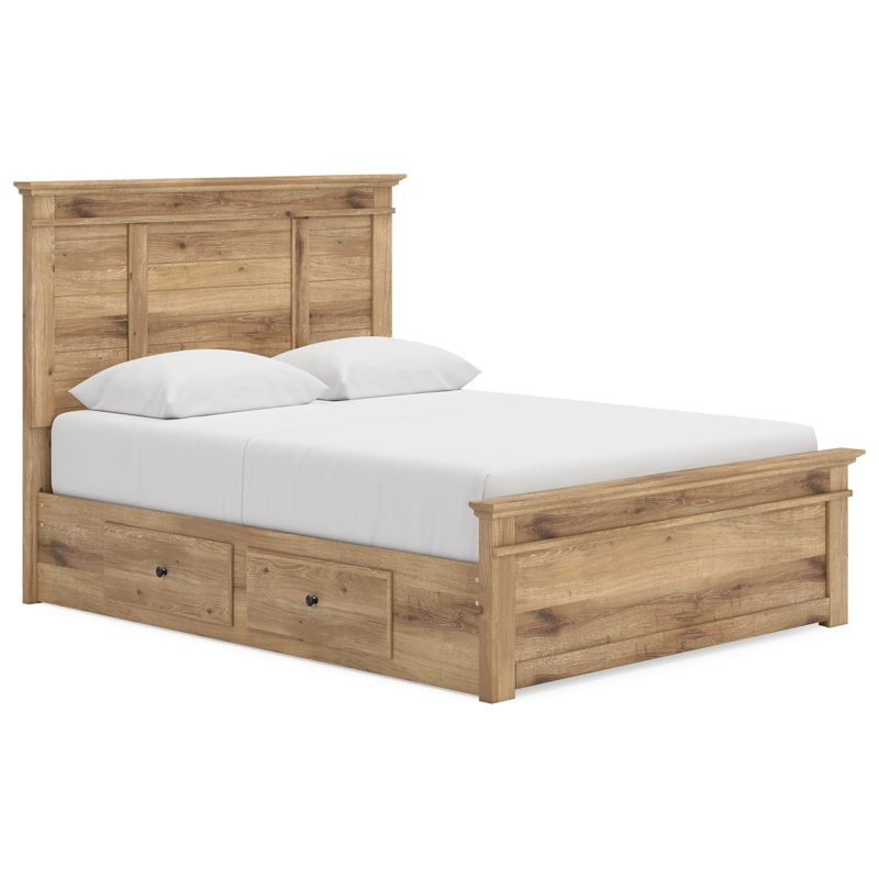 Makidern Queen Panel Storage Bed